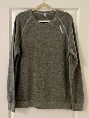 Facebook Gray Raglan Sleeve Sweatshirt, NEW